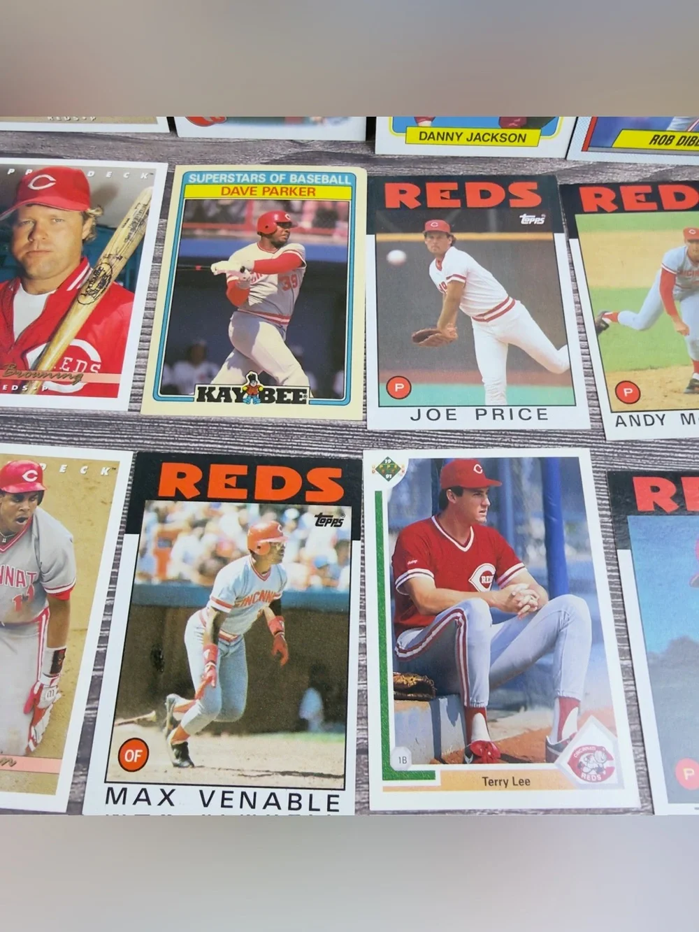 Cincinnati Reds Baseball Card Lot of 24 Upper Deck Topps Donruss 1988–1993